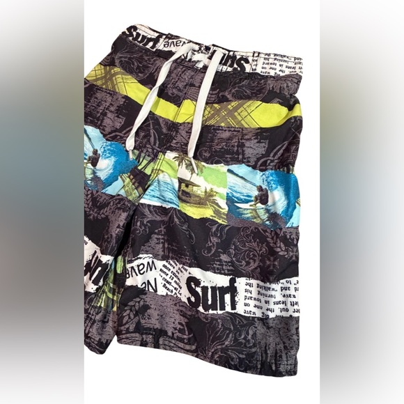 Joe Boxer Boys Surf Swim Trunks - Picture 3 of 6